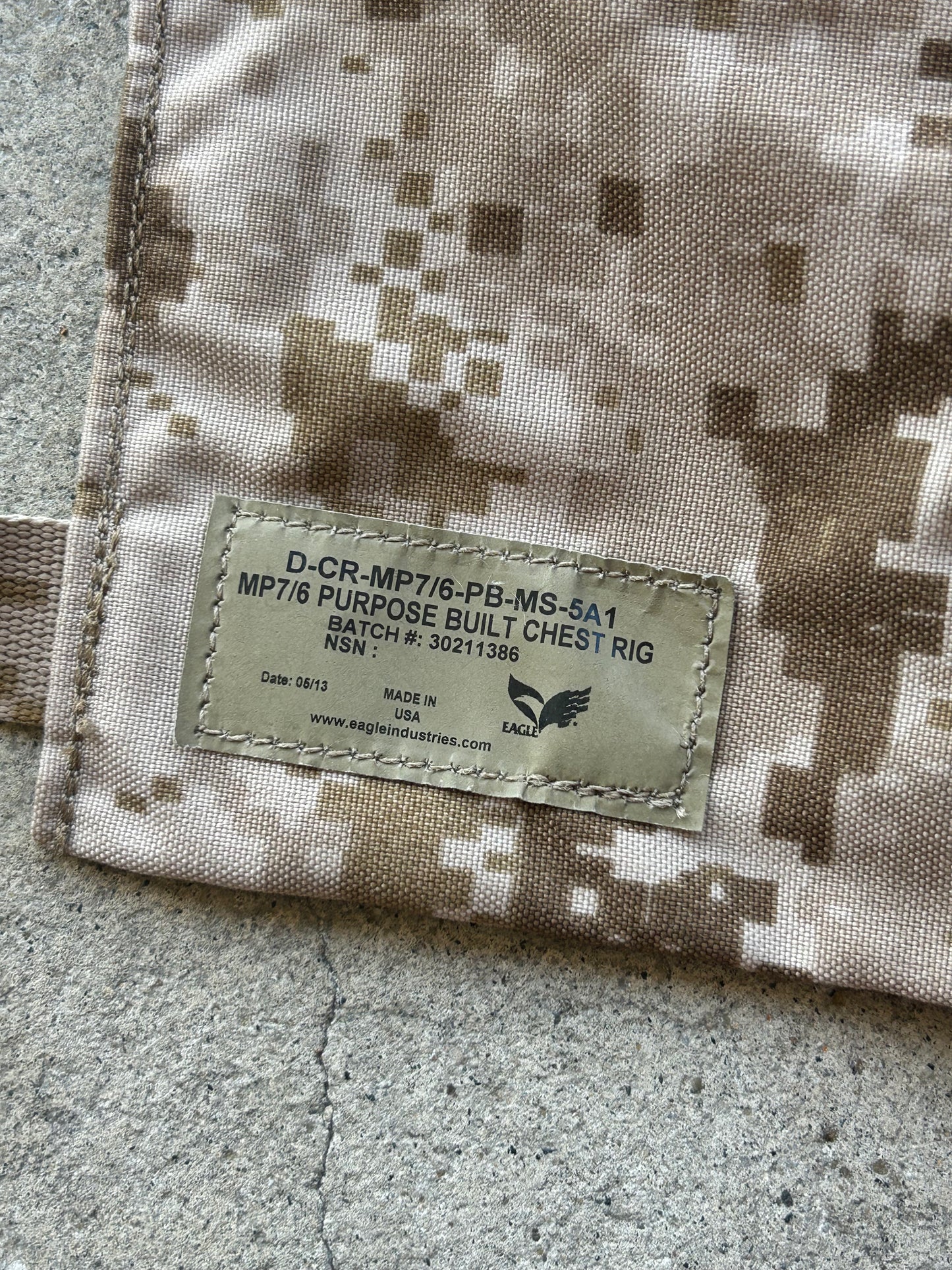 *USED* Eagle Industries Purpose Built Chest Rig AOR1